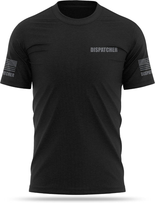 13FA Dispatcher Cotton Blend Shirt - USA Patriotic Durable Tee - Soft Comfort. Perfect for on Duty - As Pictured