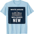White House Welcomes New Inauguration Design T-Shirt - Baby Blue