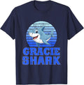 Gracie Shark Family Reunion Squad T-Shirt - Navy Blue