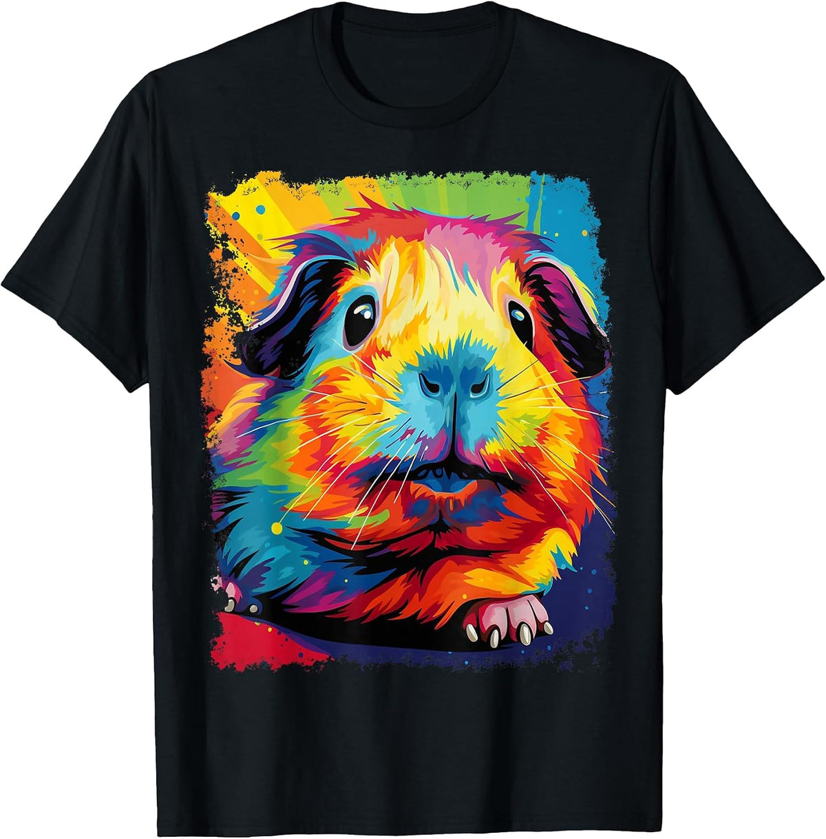 A Guinea Pig T-Shirt - Black