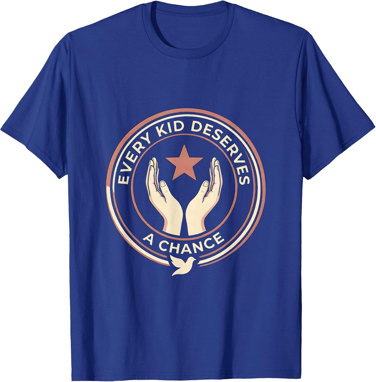 Men's Every Kid Deserves A Chance Sped Teacher Design T-Shirt - Royal Blue