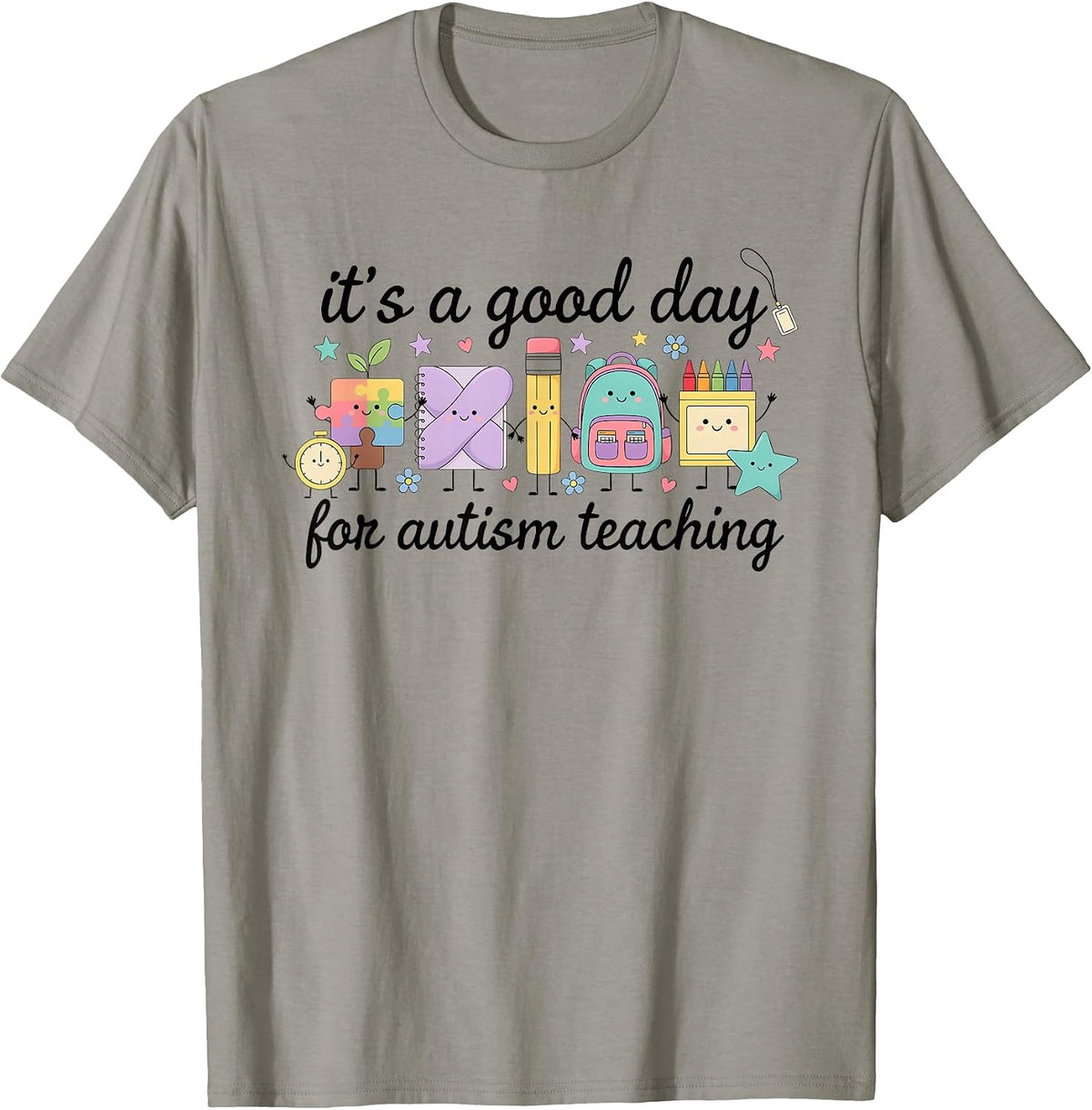 Autism Teacher Sped Neurodiversity Educator Intervention T-Shirt - As Pictured
