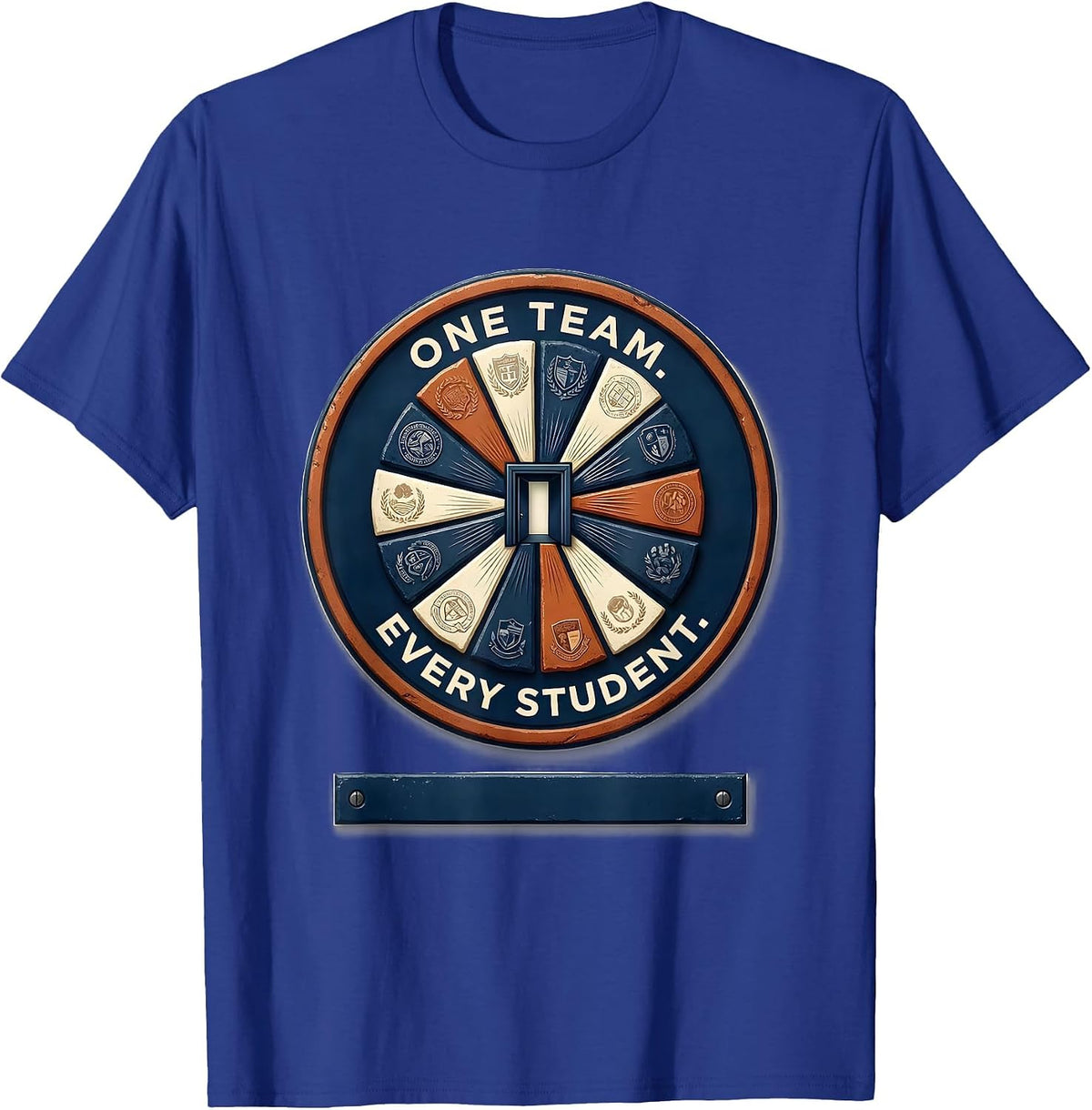 One Team Every Student Special Education Teacher Inclusion T-Shirt - Royal Blue