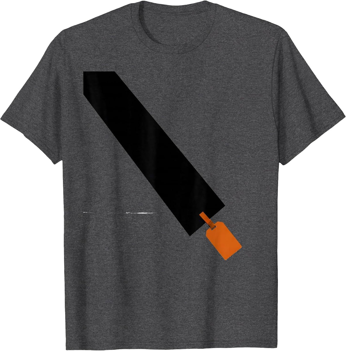 Diagonal Alert Badge Para Normal Activities SPED Teacher T-Shirt - Dark Heather Grey