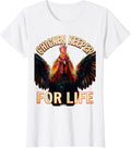 Women's Chicken Keeper For Life Poultry Lover Design T-Shirt - White