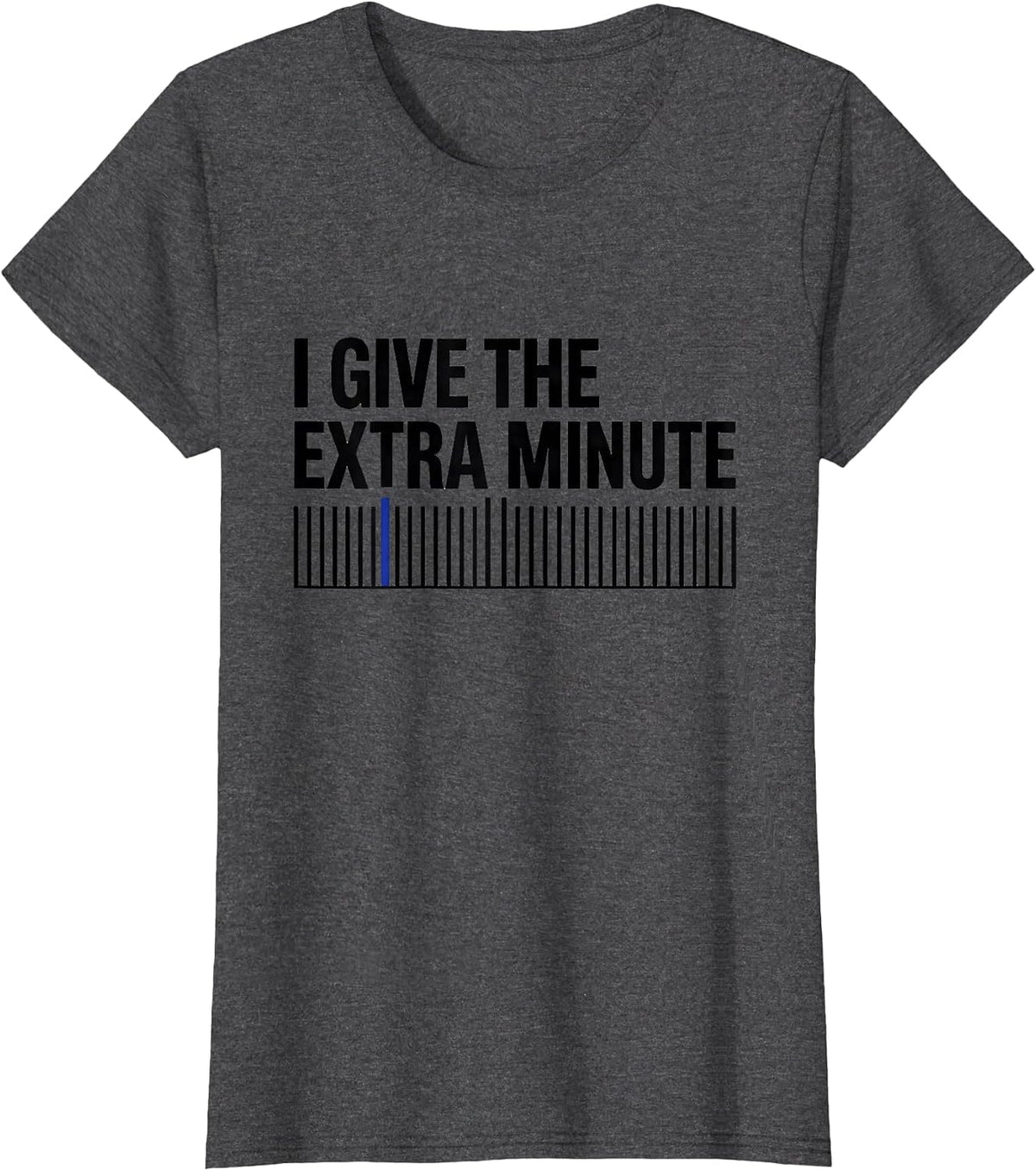 Women's I Give The Extra Minute Special Education Teacher Sped Squad T-Shirt - Dark Heather Grey