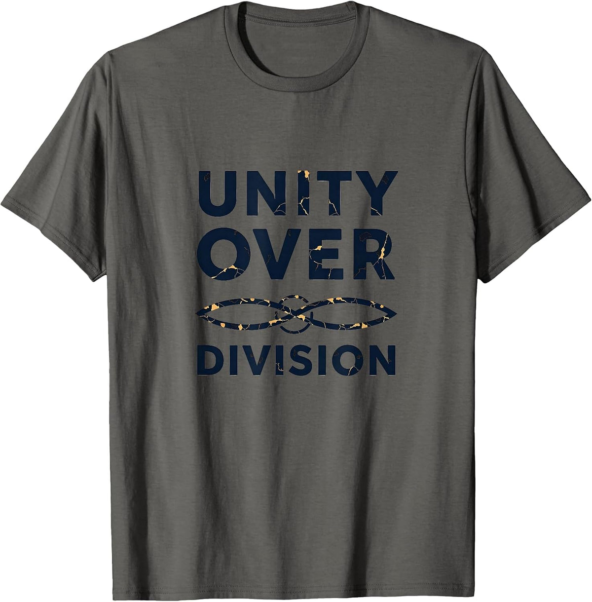 Unity Over Division Inauguration Design T-Shirt - Asphalt Grey