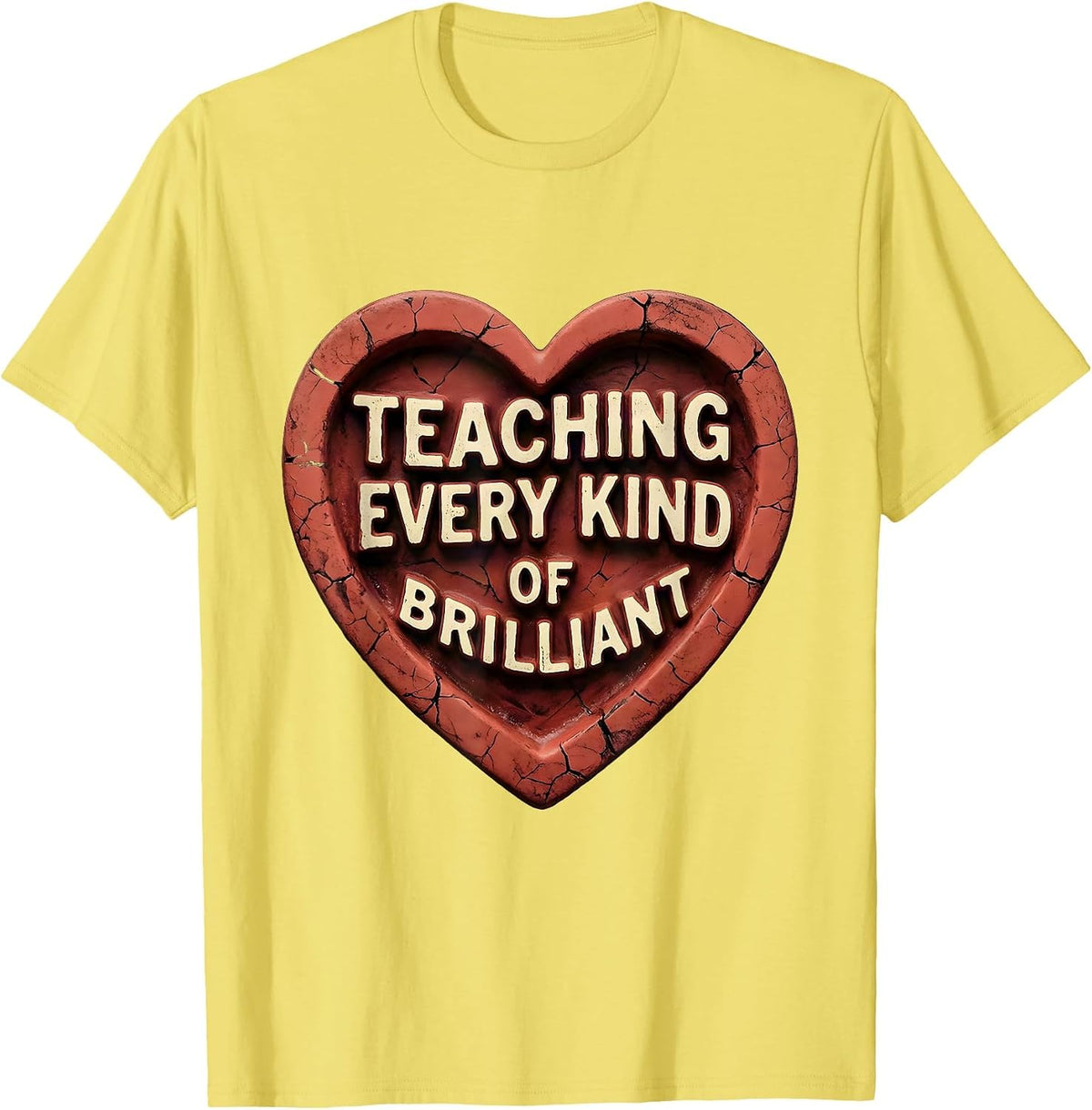 Men's Teaching Every Kind of Brilliant Special Education T-Shirt - Lemon Yellow