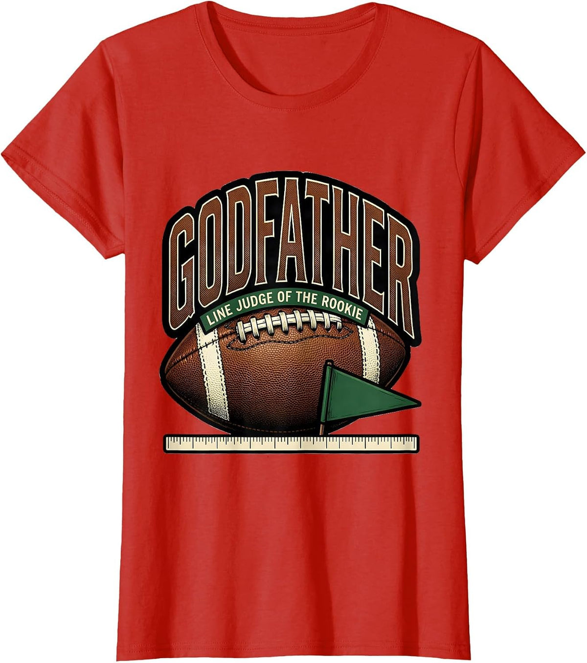 Godfather — Line Judge Of The Rookie First Birthday Boy T-Shirt - Red