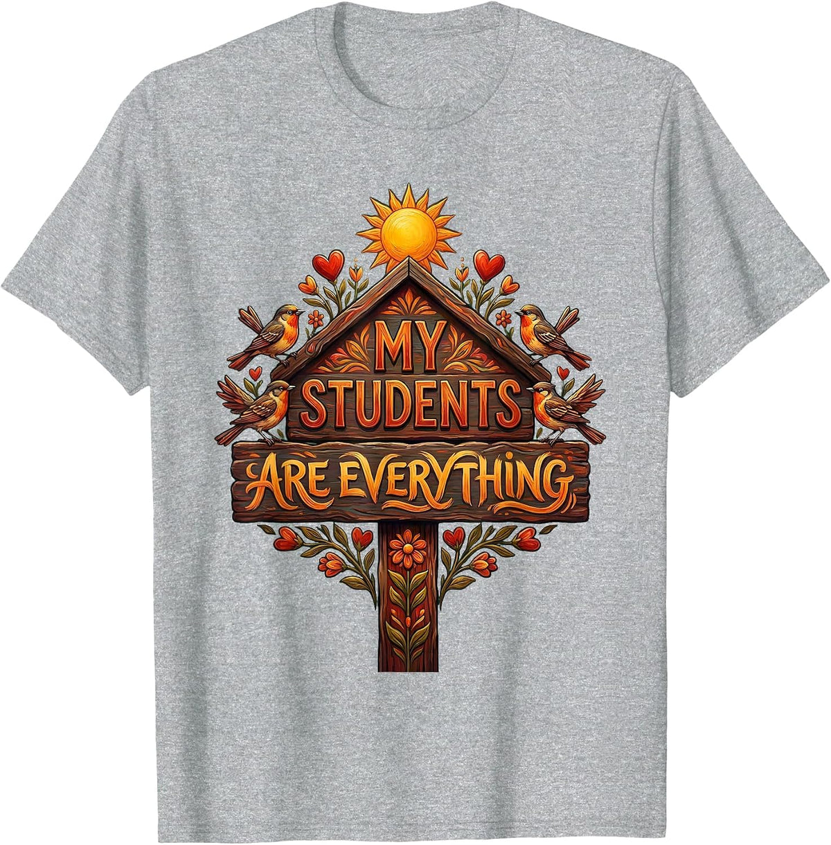 Men's My Students Are Everything Special Ed Teacher Design T-Shirt - Heather Grey