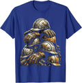 Blue Collar Work Gloves and Helmets Graphic T-Shirt - Royal Blue