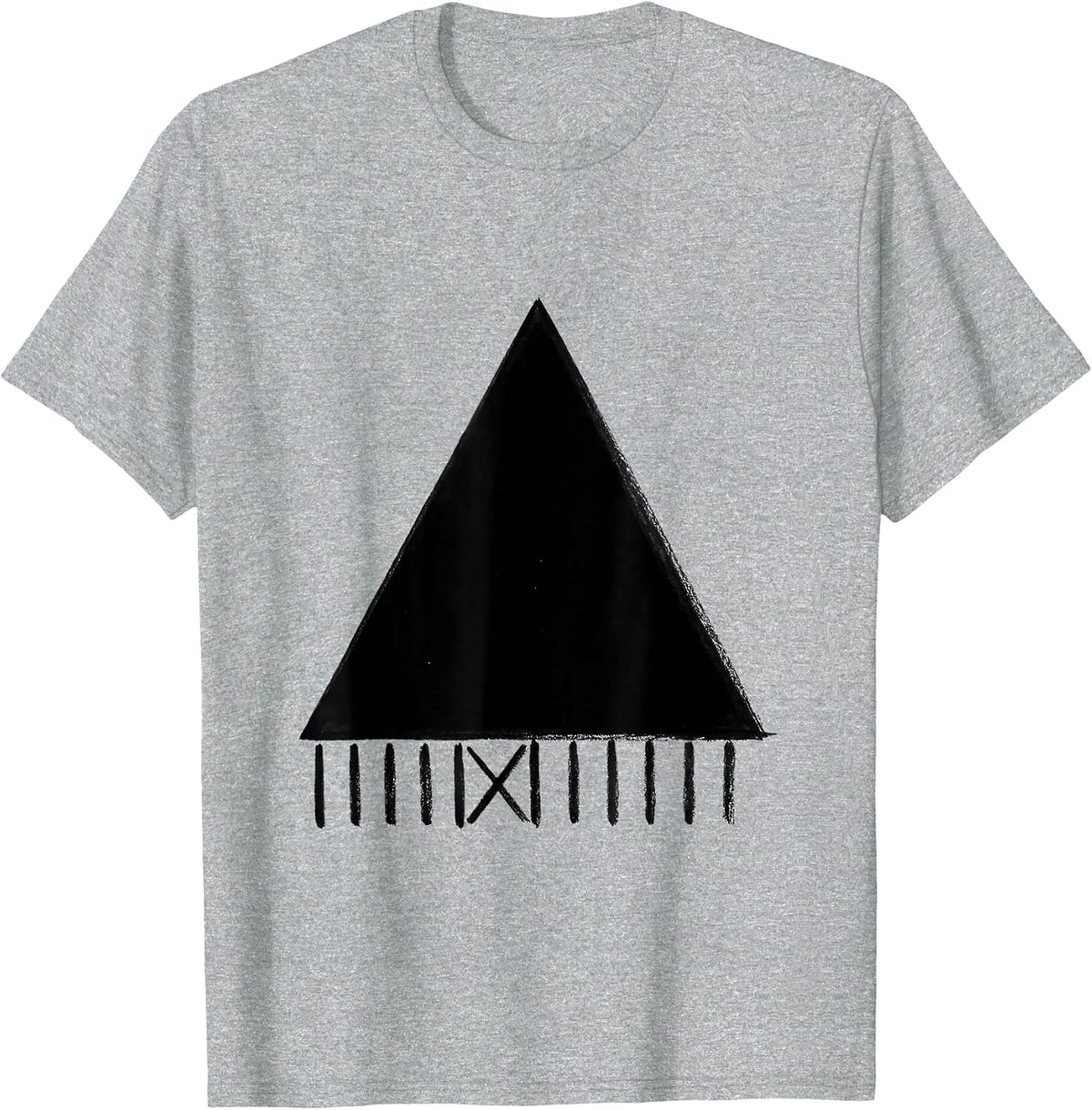 Men's Physical Therapy Wedge Rehab Team Minimalist Design T-Shirt - Heather Grey