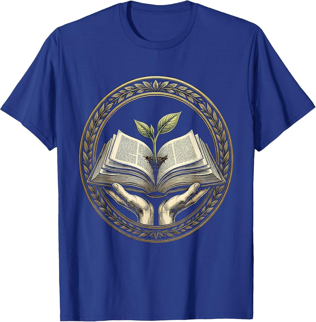 Men's Special Education Teacher Growing Minds Gift T-Shirt - Royal Blue