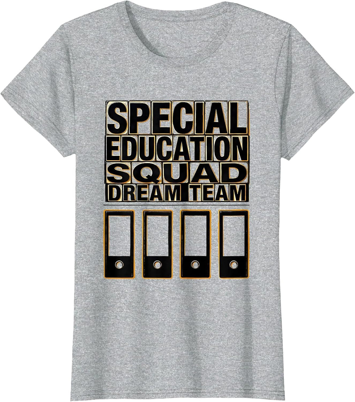 Special Education Squad Dream Team SPED Teacher Appreciation T-Shirt - Heather Grey