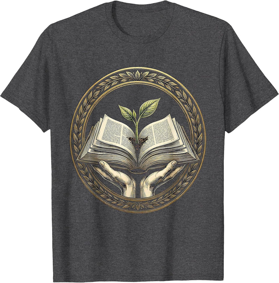 Men's Special Education Teacher Growing Minds Gift T-Shirt - Dark Heather Grey