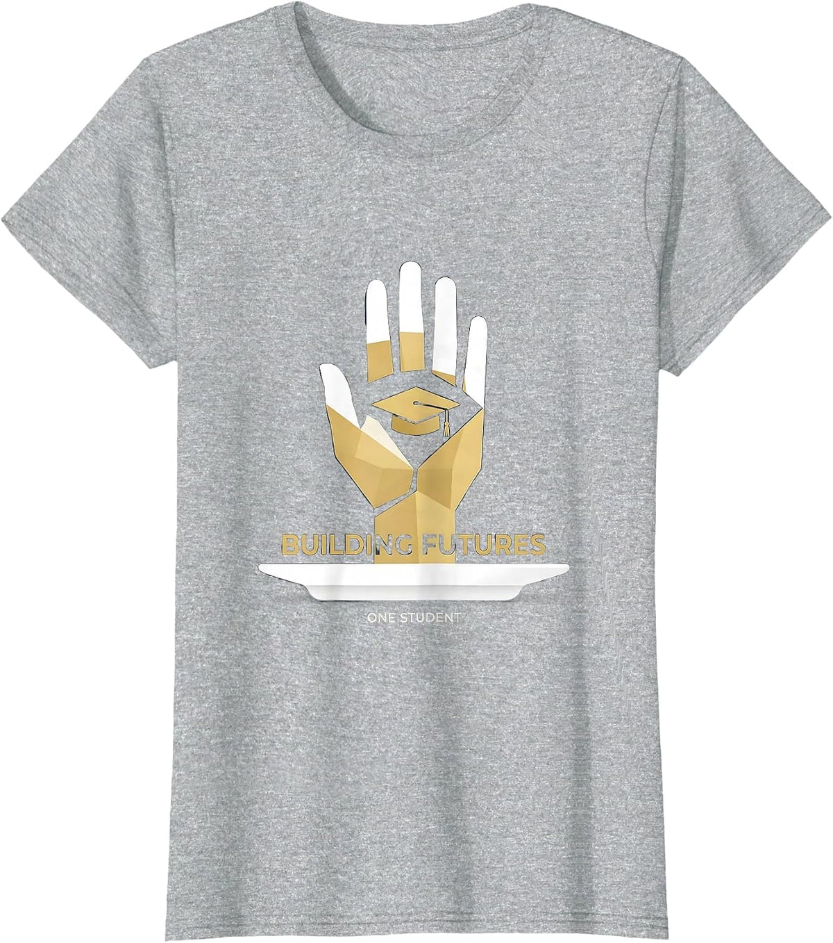 Building Futures One Student School Counselor T-Shirt - Heather Grey