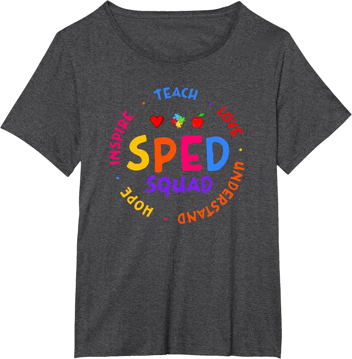 Special Education Teacher - SPED Teacher T-Shirt - Dark Heather Grey