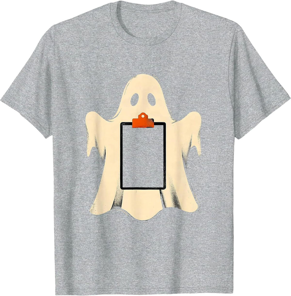 Men's Sheet Ghost Para Normal Activities SPED Teacher Halloween T-Shirt - Heather Grey