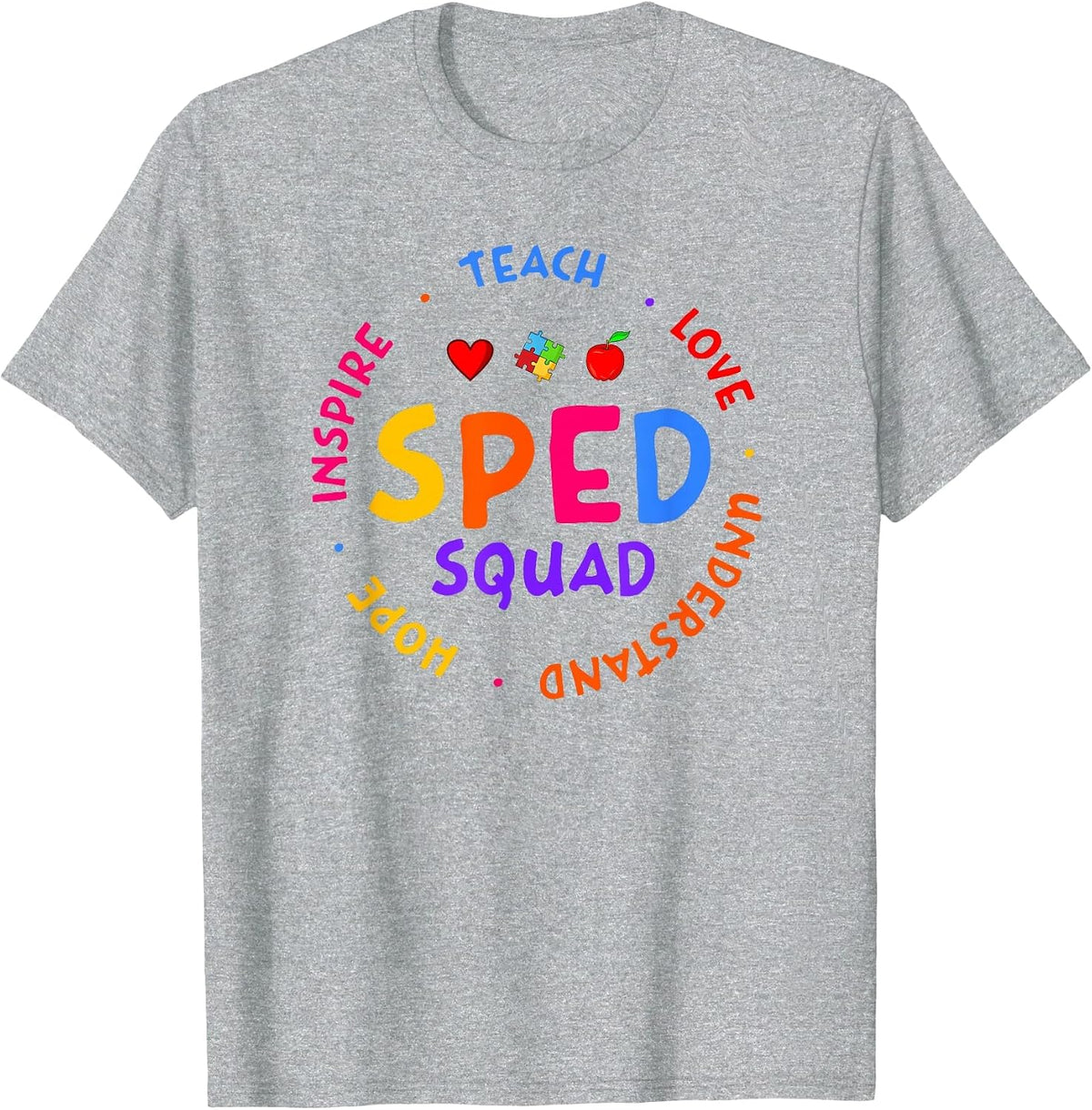 Special Education Teacher - SPED Teacher T-Shirt - Heather Grey
