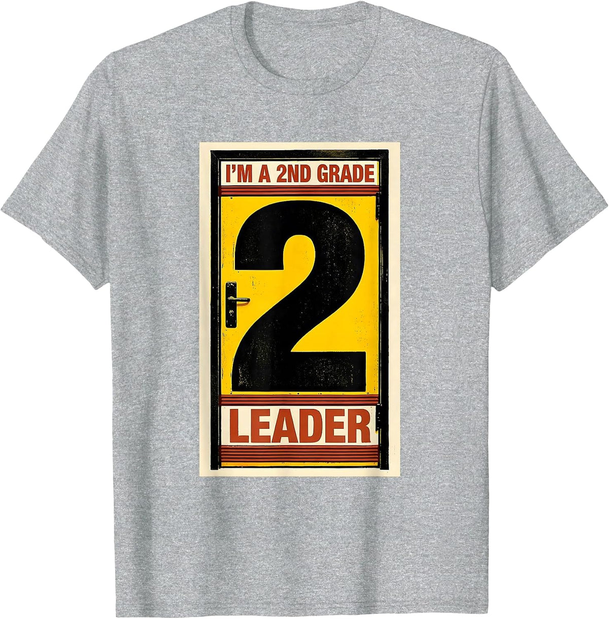 Men's I’m A 2nd Grade Leader Funny Back to School Kids Teachers T-Shirt - Heather Grey