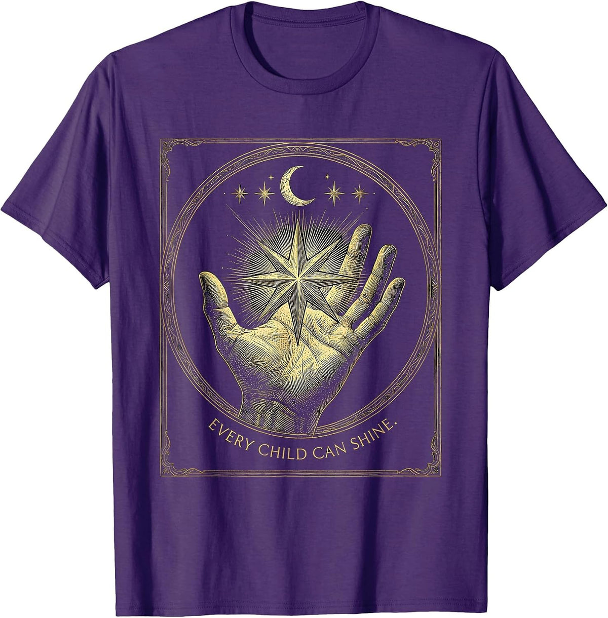 Every Child Can Shine Special Education Teacher T-Shirt - Purple