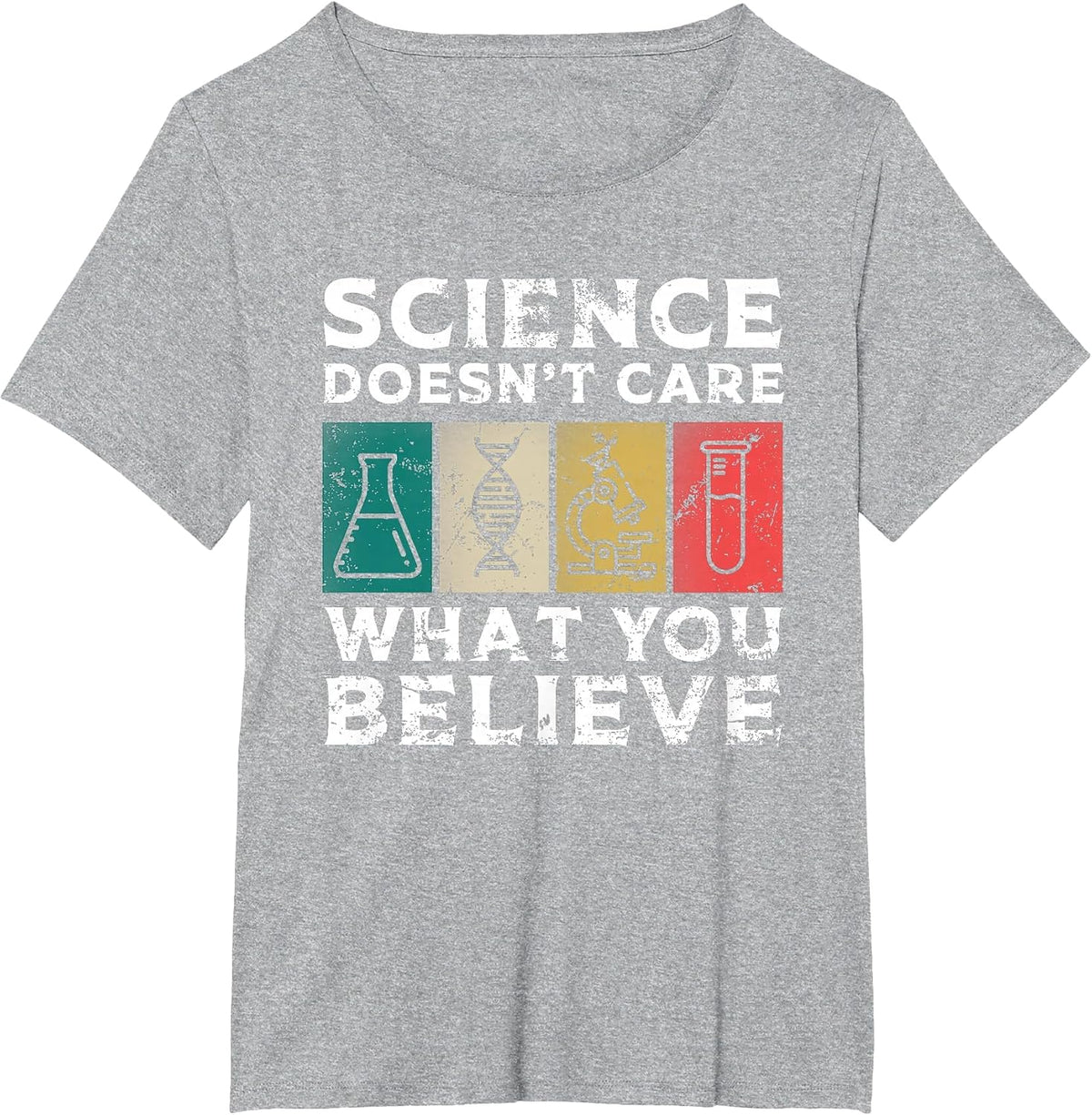 Cool Science Art for Men Women Scientist Science Lovers T-Shirt - Heather Grey