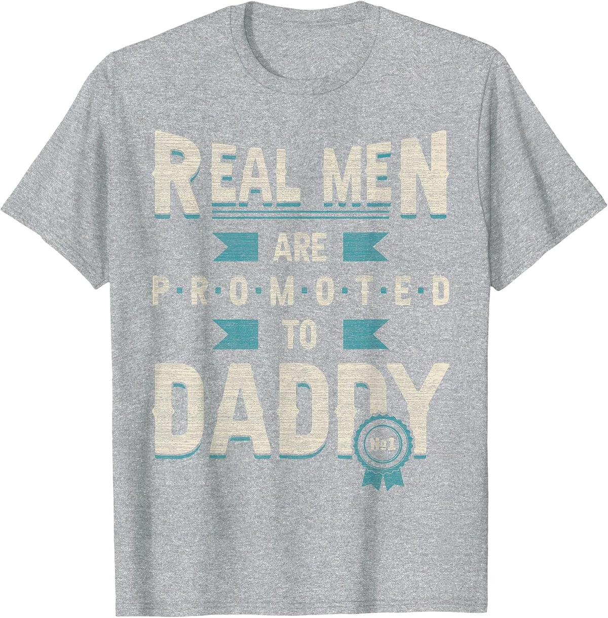 for dad for Birth, New dad, Become a Father T-Shirt - Heather Grey