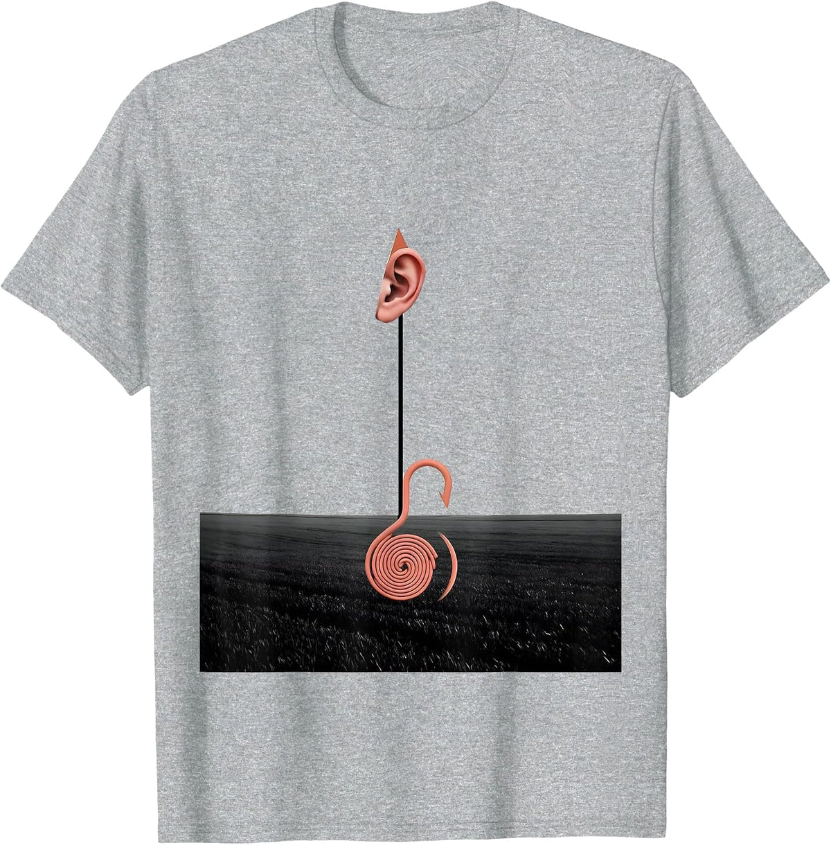Men's Pig Lover Minimalist Halloween Costume Novelty T-Shirt - Heather Grey