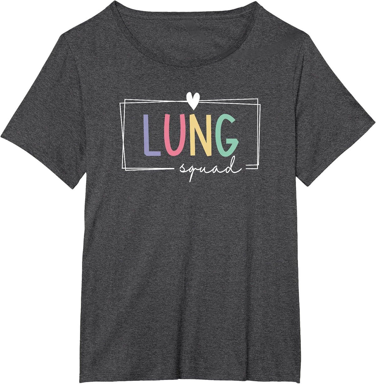 Respiratory Therapist Lung Squad Pulmonologist Therapy T-Shirt - Dark Heather Grey