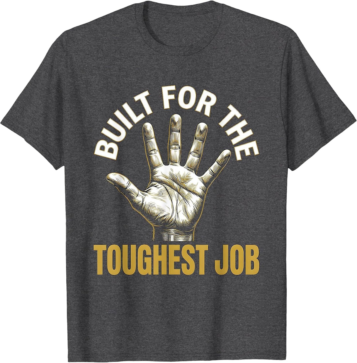 Built for the Toughest Job Special Education Teacher T-Shirt - Dark Heather Grey