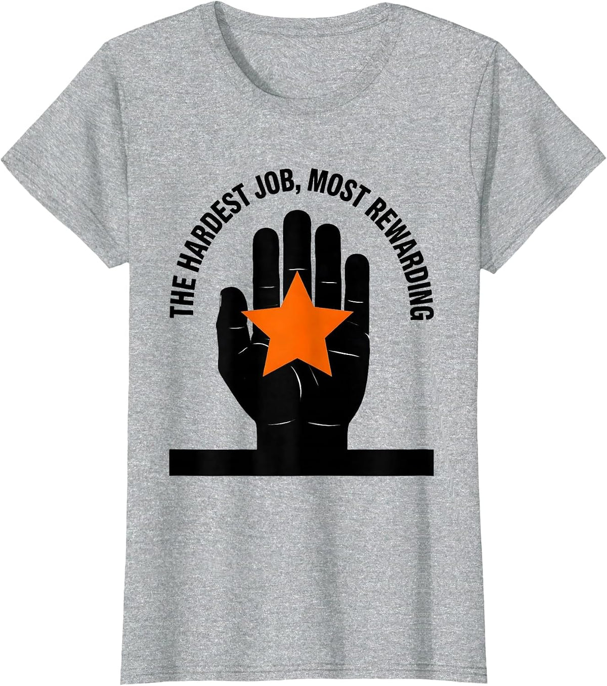 The Hardest Job Most Rewarding Special Ed Teacher T-Shirt - Heather Grey