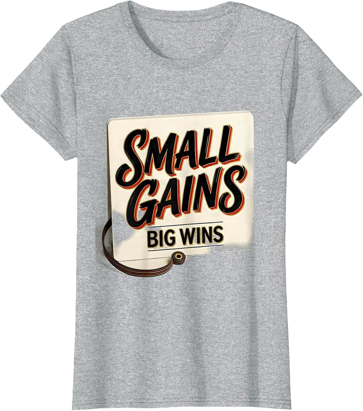 Women's Small Gains, Big Wins Occupational Therapy Physical Therapy T-Shirt - Heather Grey