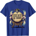 Every Day Is Fat Tuesday Mardi Gras Design T-Shirt - Royal Blue