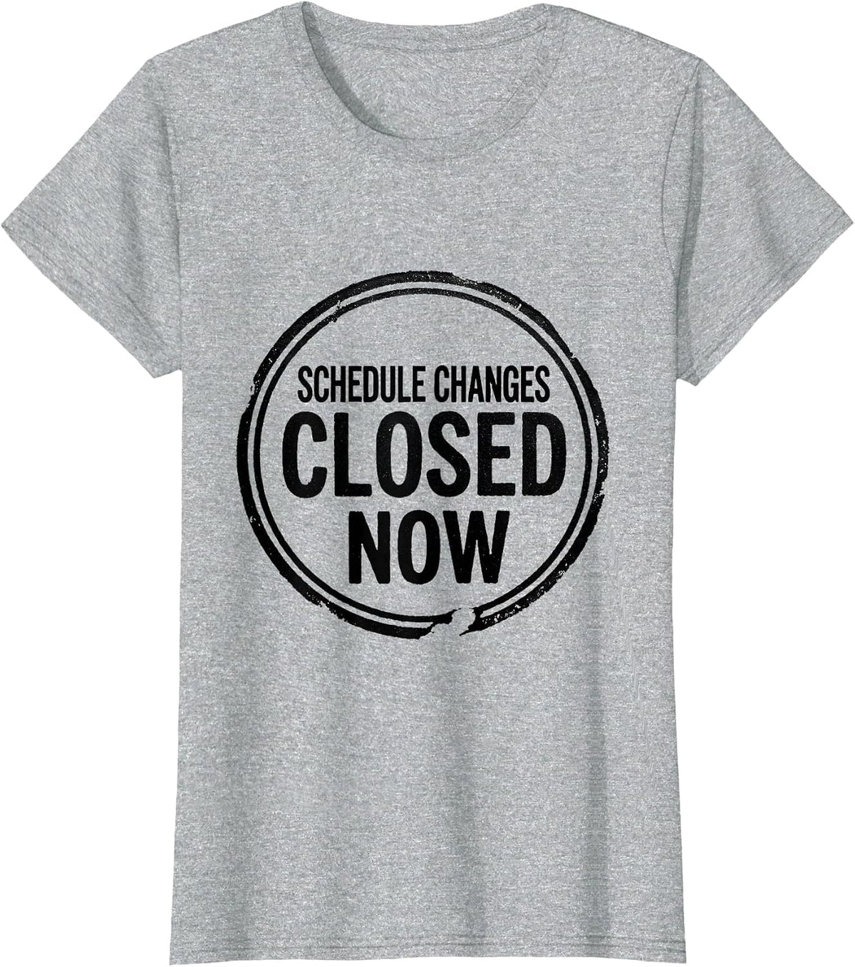 Schedule Changes Closed Now Groovy Vintage School Counselor T-Shirt - Heather Grey