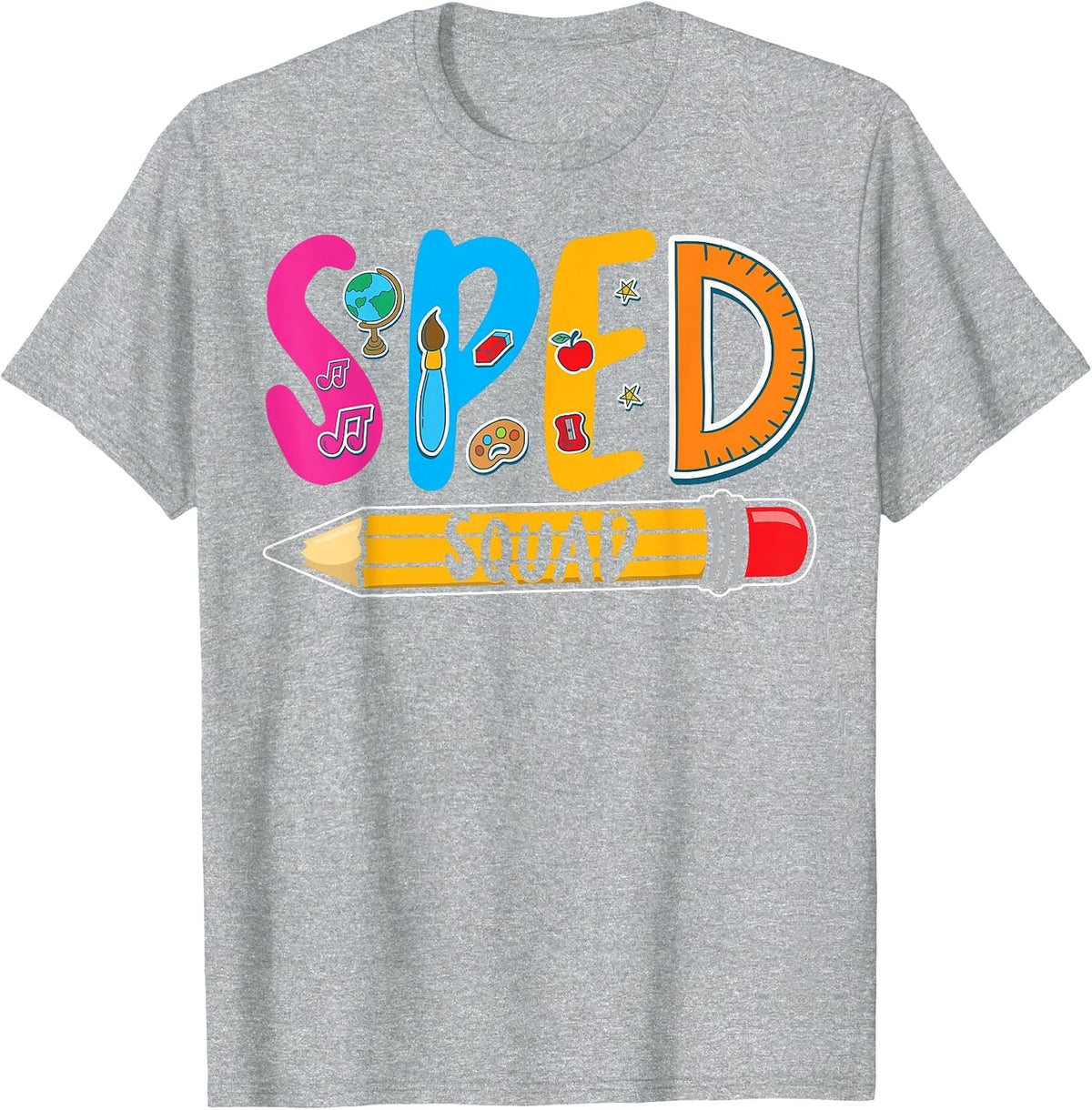 Special Education Teacher Sped Squad SPED Teacher T-Shirt - Heather Grey