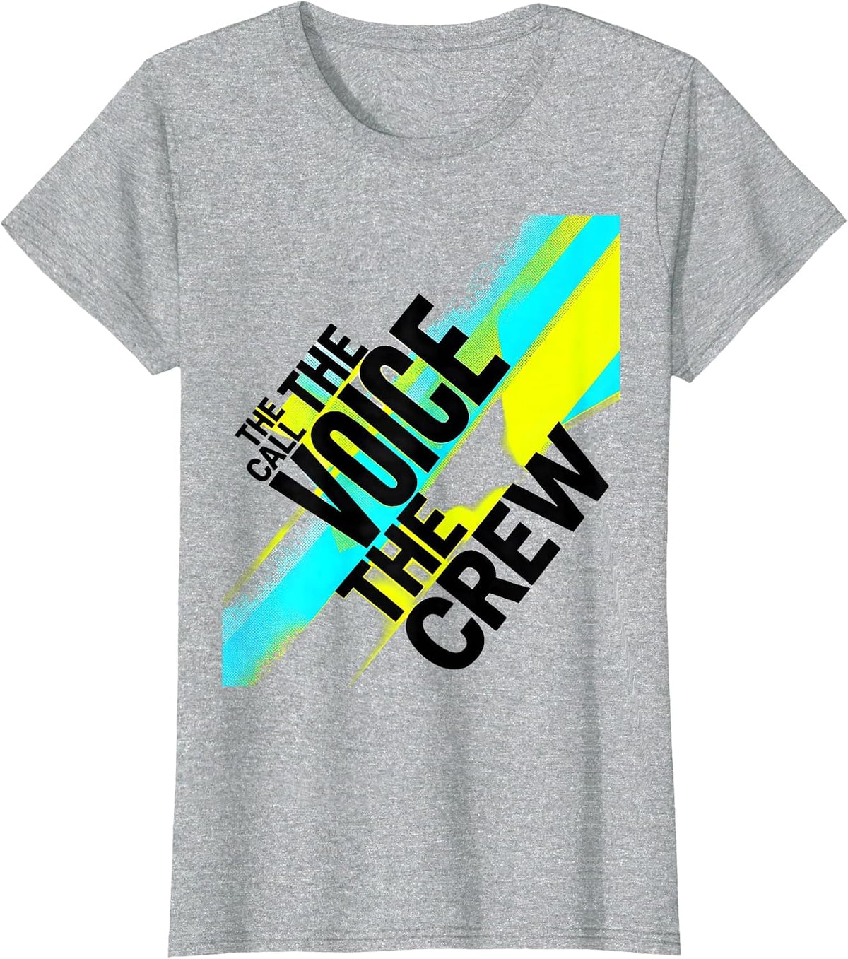 Women's The Call The Voice The Crew First Responder Tribute Flag T-Shirt - Heather Grey