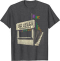 Men's Six Seven! Carnival Pixel Art Mardi Gras Meme Kids Humor T-Shirt - Dark Heather Grey
