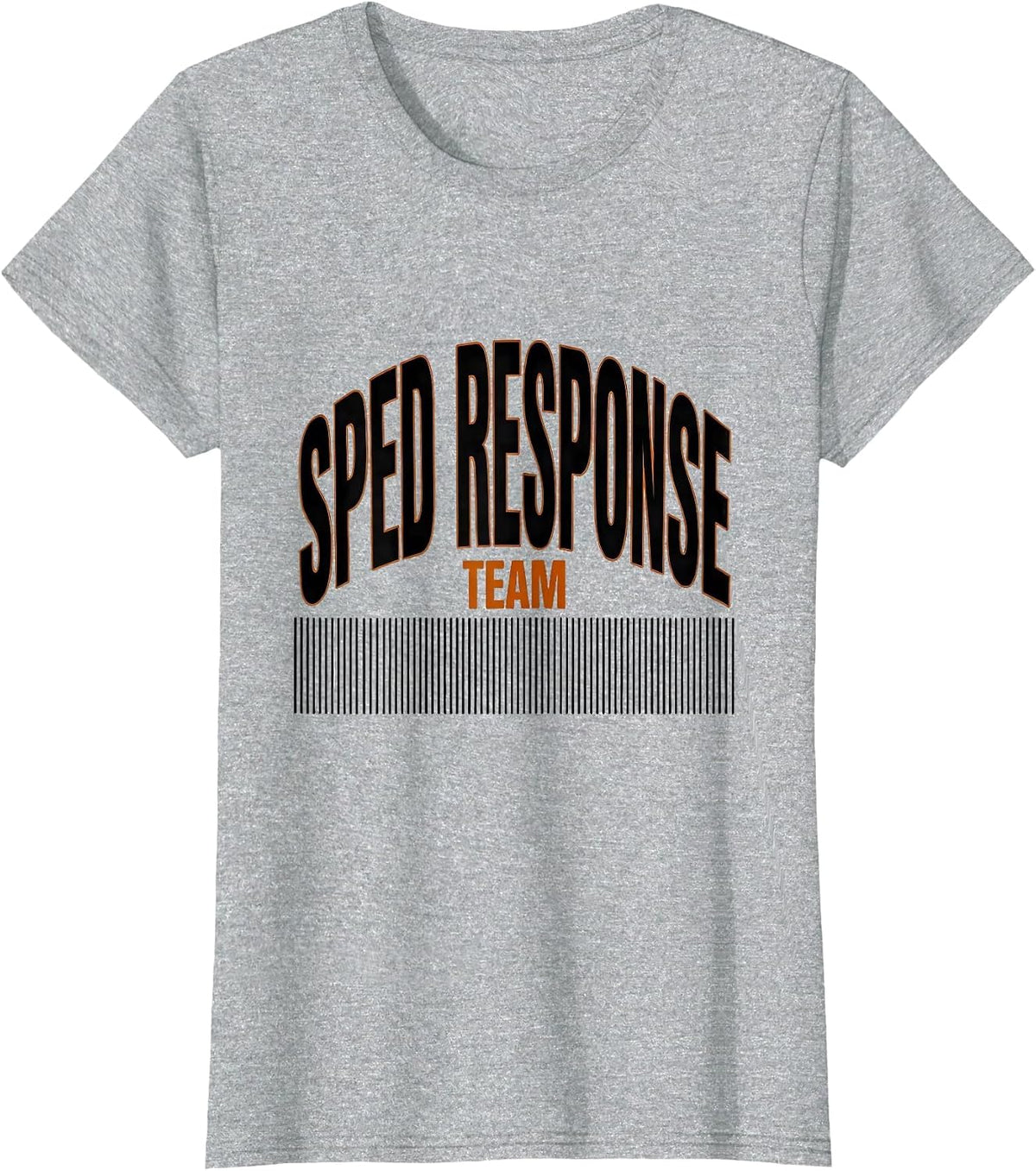 Women's SPED Response Team Funny Special Education Teacher T-Shirt - Heather Grey