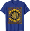 Life Is Better With Corn Funny Vegetable Design T-Shirt - Royal Blue