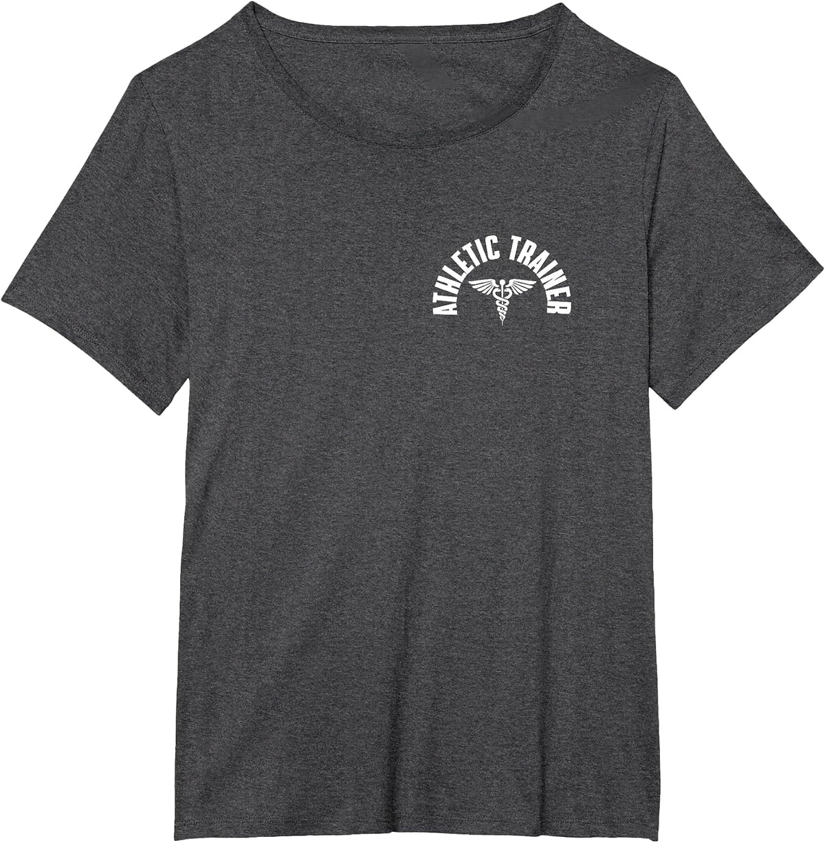 Athletic Trainer Pocket Wear Sports Medicine Caduceus T-Shirt - Dark Heather Grey