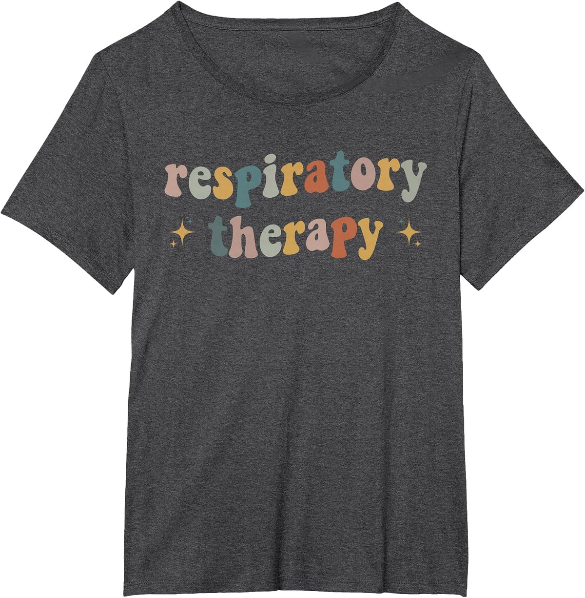 Respiratory Therapy RT Therapist Funny RT Care Week T-Shirt - Dark Heather Grey