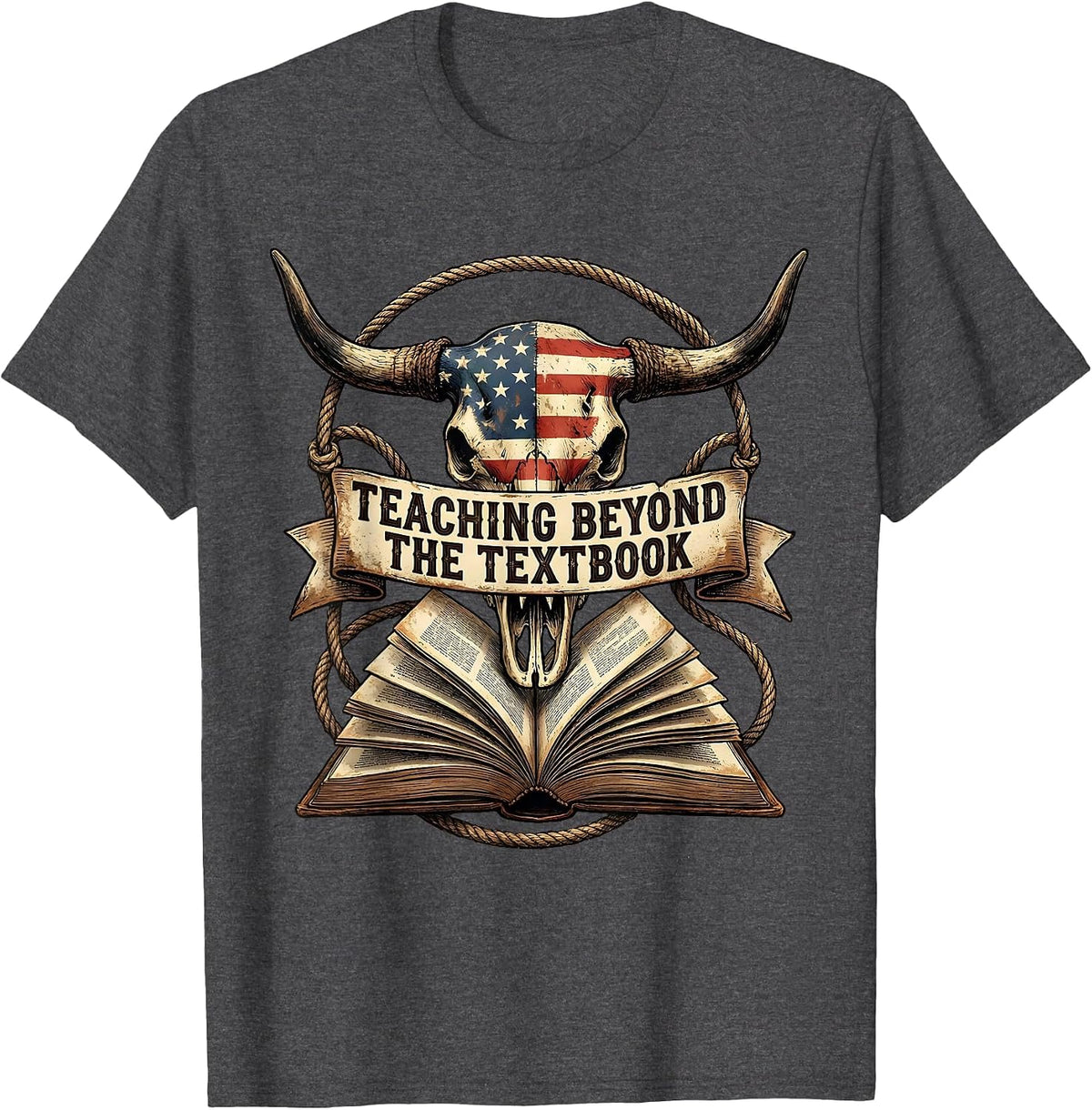 Teaching Beyond the Textbook Special Education T-Shirt - Dark Heather Grey