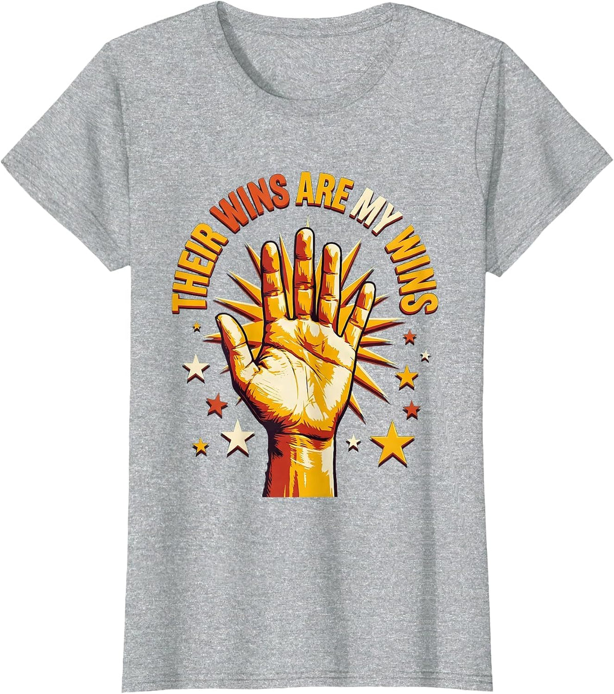 Their Wins Are My Wins Special Education Teacher T-Shirt - Heather Grey