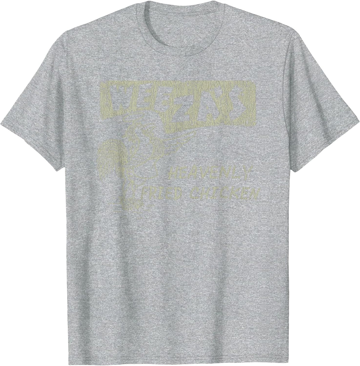 Vintage Weeza’s Heaven Rooster Fried Chicken 2001 T-Shirt - Heather Grey