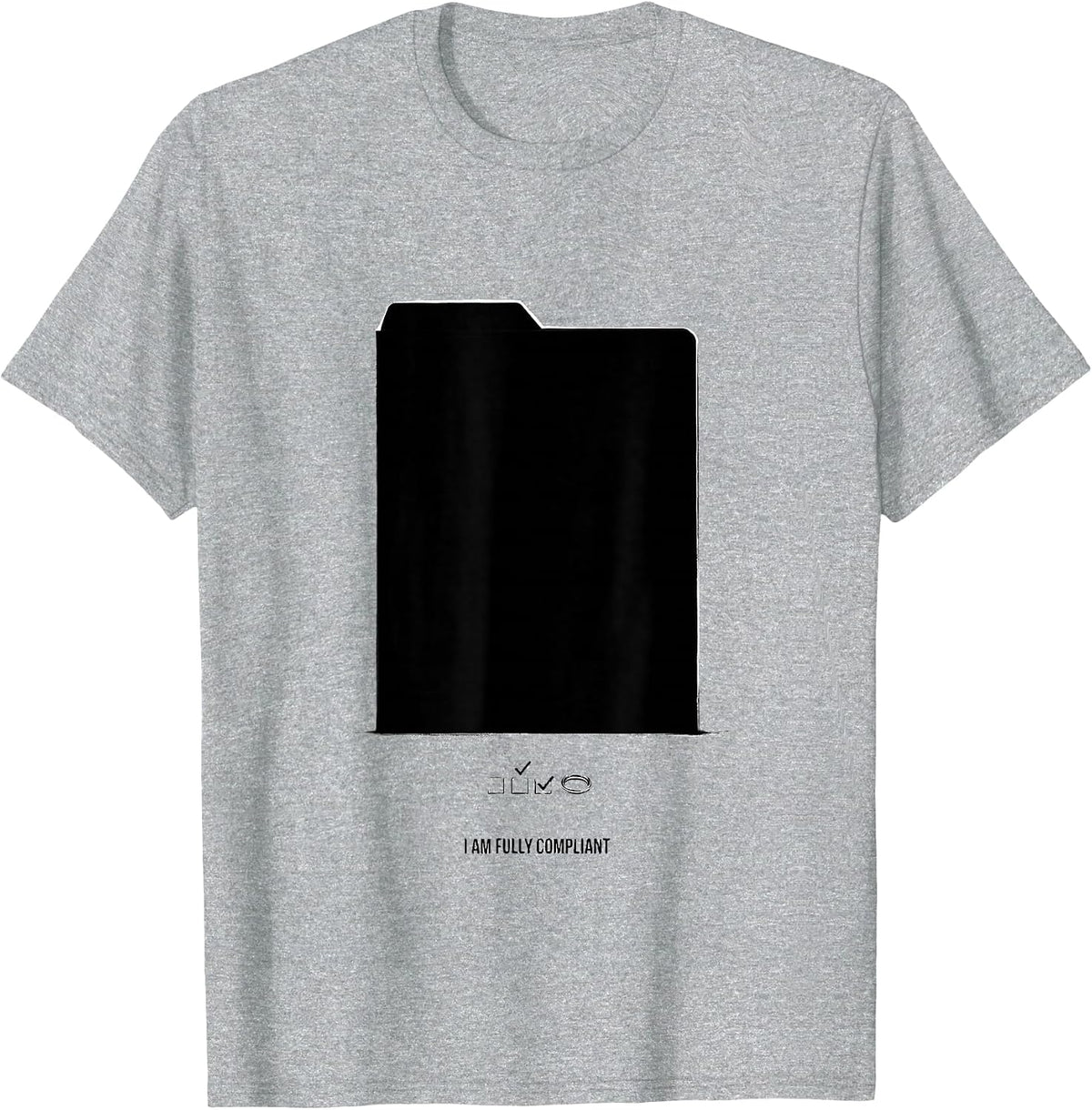 Men's I Am Fully Compliant Funny Special Education Teacher SPED T-Shirt - Heather Grey