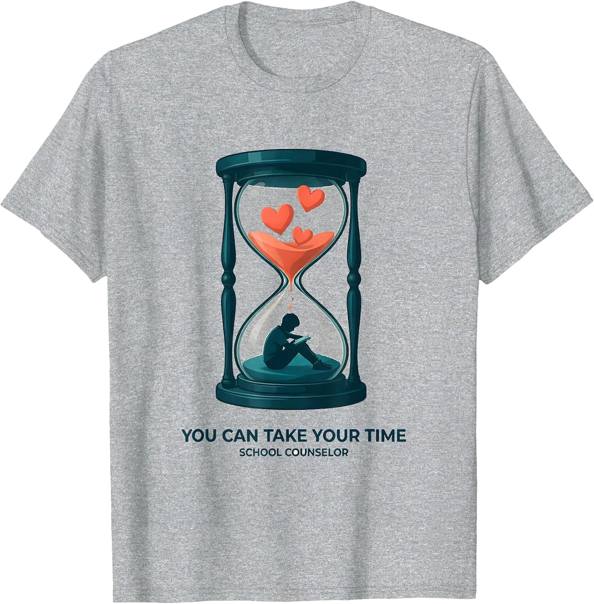 Men's You Can Take Your Time School Counselor T-Shirt - Heather Grey