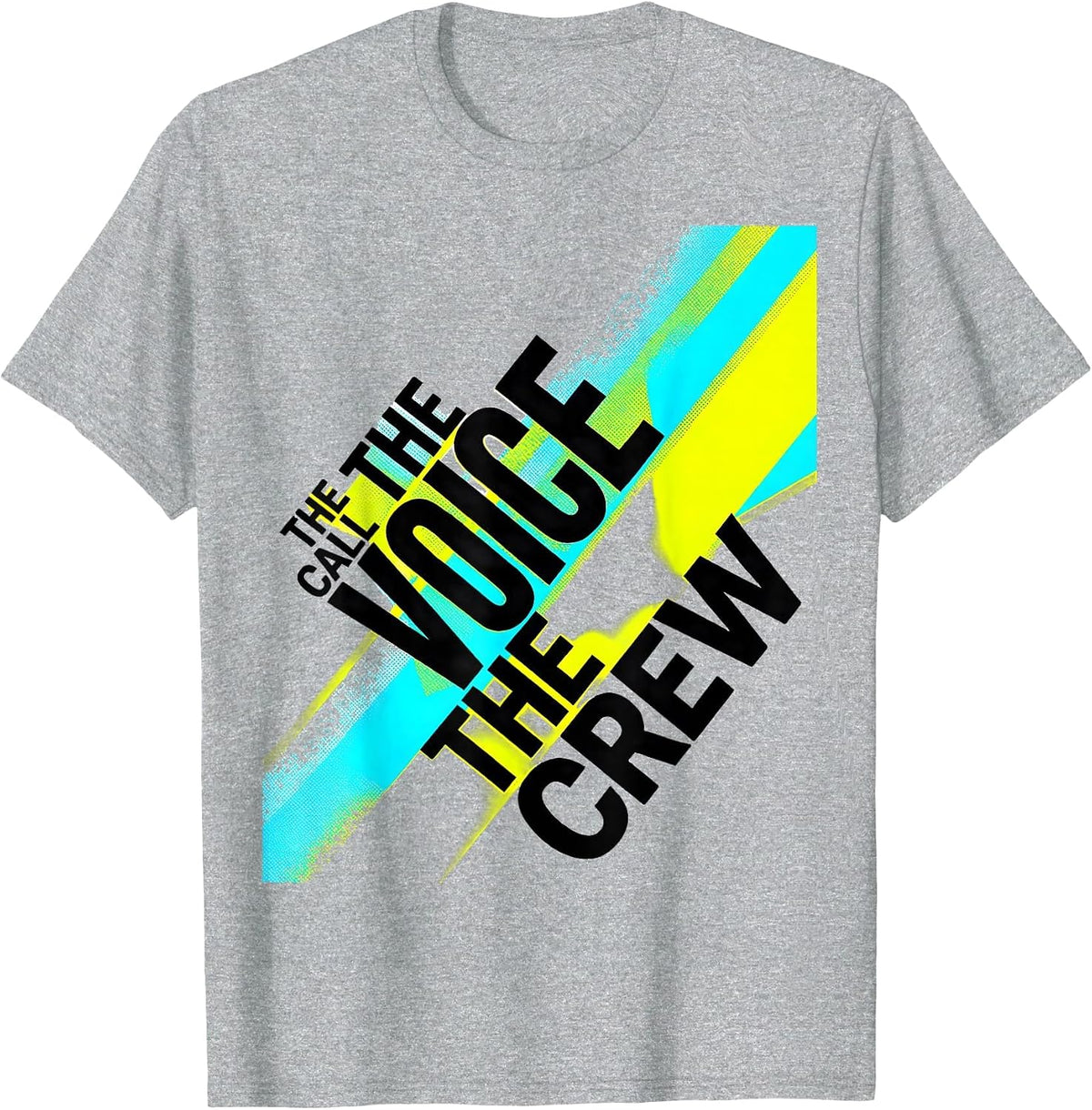 Men's The Call The Voice The Crew First Responder Tribute Flag T-Shirt - Heather Grey