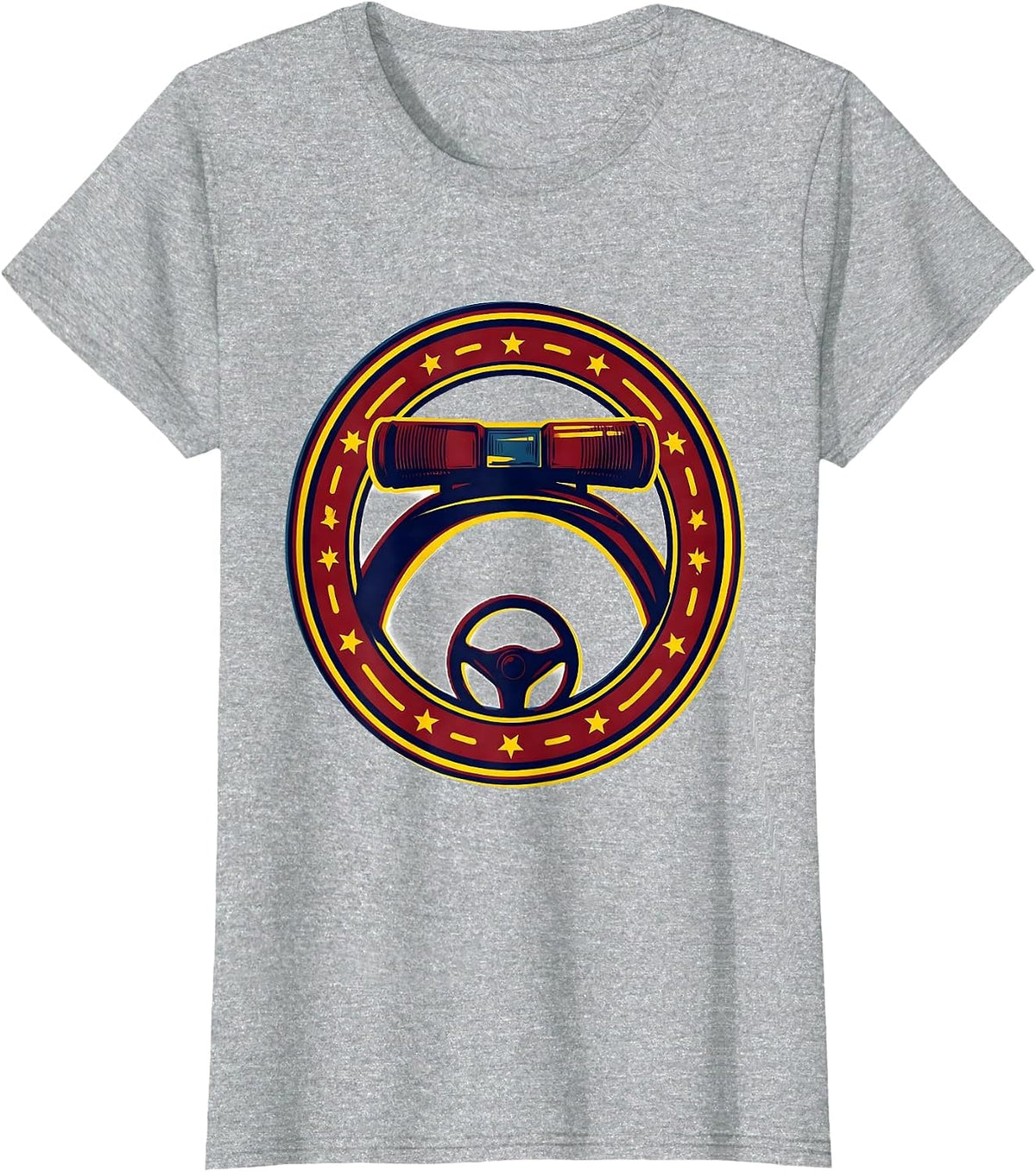 Sealed Duty Badge Funny EMT Paramedic Workplace Humor T-Shirt - Heather Grey