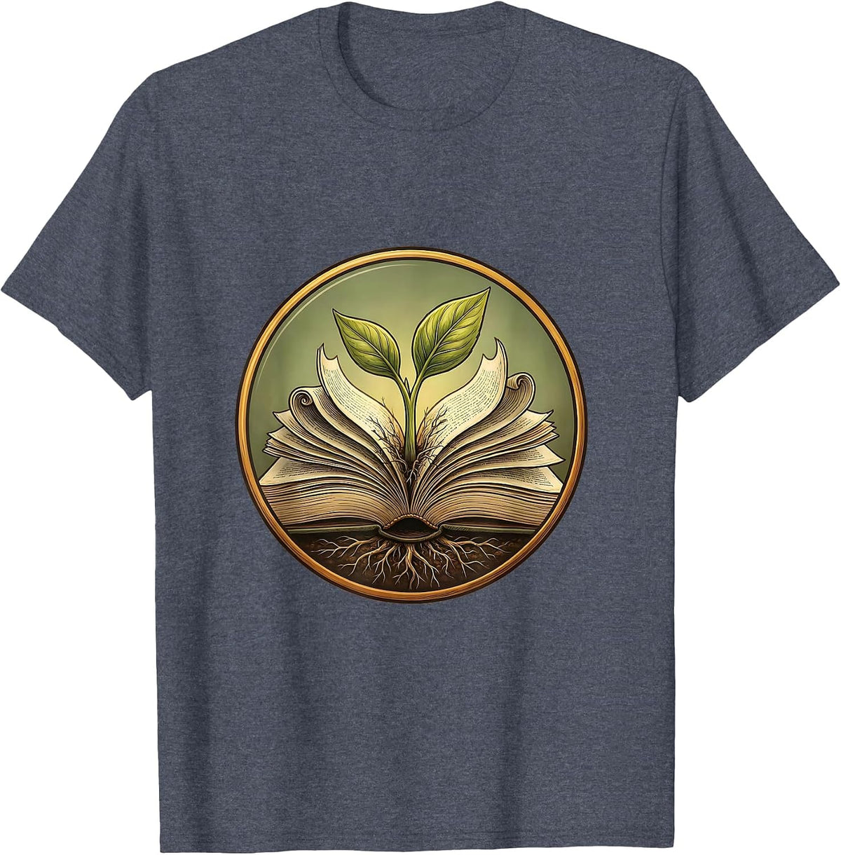 Special Education Teacher Sprouting Knowledge Gift T-Shirt - Heather Blue