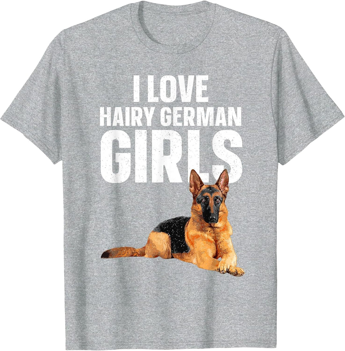 Cool German Shepherd Art for Men Women German Shepherd Lover T-Shirt - Heather Grey